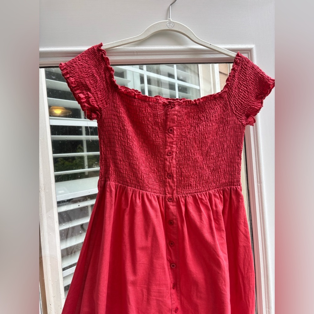 Sky and Sparrow Vibrant Red Kids Dress